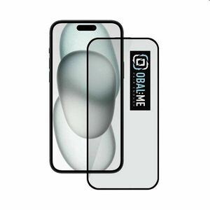 OBAL: ME 5D Edzett védőüveg Apple iPhone 15 számára, fekete kép