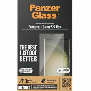 PanzerGlass Re: fresh UWF védőüveg applikátorral Samsung Galaxy S24 Ultra számára, fekete kép