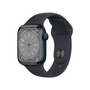 Apple Watch Series 8 GPS 41mm Midnight Aluminium Tok Midnight Sportszíjjal kép