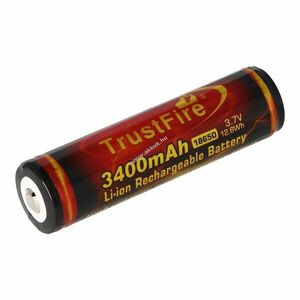 Trustfire 18650 Li-Ion akku 3.7V, 3400mAh kép