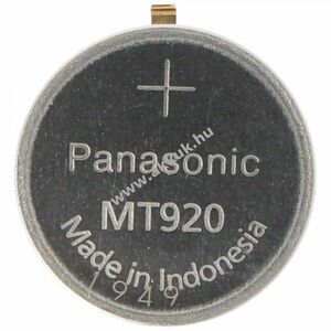 Panasonic MT920 kondenzátor, kapacitor, 1.5V, forrfüles kép