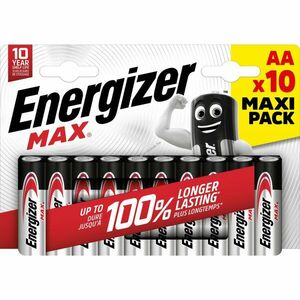 Energizer Max AA/Mignon/ ceruza elem 10db/csomag kép