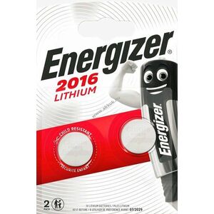 ENERGIZER CR2016 Líthium gombelem 2db/csomag - Kiárusítás! - A készlet erejéig! kép