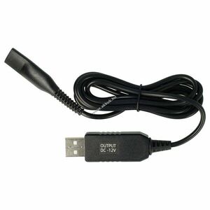 Helyettesítő USB hálózati töltő Braun Silk Epil 9 12V, 120cm kép