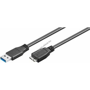 USB 3.0 kábel A tipusú csatlakozó > Micro B típusú csatlakozóval, 1m - Kiárusítás! kép
