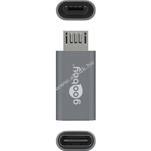 Goobay adapter USB C > USB B 2.0 Micro USB Hi-speed (typ B) - Kiárusítás! kép