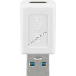USB A 3.0 - USB-C adapter, fehér - A készlet erejéig! kép