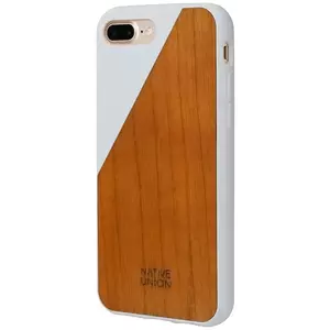 Tok NATIVE UNION - CLIC Wooden Case for iPhone 7/8 Plus , White / Cherry Wood (CLIC-WHT-WD-7P) kép