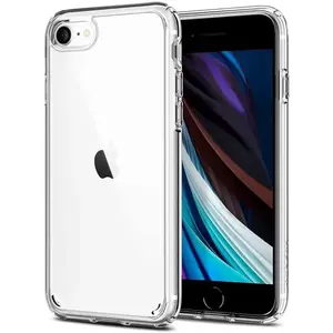 Tok SPIGEN - iPhone 8/7/SE 2020 Case Ultra Hybrid 2 Crystal Clear (042CS20927) kép