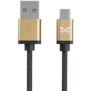 Kábel Ghostek - NRGline Micro USB 0, 9m , Black/Gold (GHOCBL026) kép