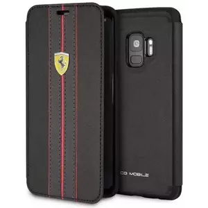 Tok Ferrari - Samsung Galaxy S9 Urban Booklet Case - Black kép