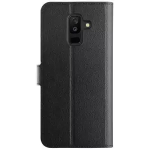 Tok XQISIT - Slim Wallet Selection for Samsung Galaxy A6+ , Black kép