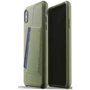 Tok MUJJO Full Leather Wallet Case for iPhone Xs Max - Olive (MUJJO-CS-102-OL) kép
