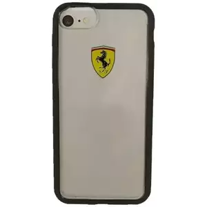 Tok Ferrari - Hard Case Apple iPhone 7 - Transparent/Black (FEHCRFP7BK) kép