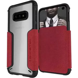 Tok Ghostek - Samsung Galaxy S10E Wallet Case Exec 3 Series, Red (GHOCAS2072) kép