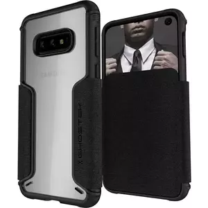 Tok Ghostek - Samsung Galaxy S10E Wallet Case Exec 3 Series, Black (GHOCAS2070) kép