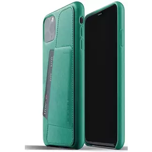 Tok MUJJO Full Leather Wallet Case for iPhone 11 Pro Max - Alpine Green (MUJJO-CL-004-GR) kép