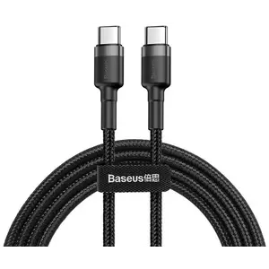 Kábel Baseus Cafule Cable USB-C PD 2.0 QC 3.0 60W 1m (Black+Gray)(6953156285200) kép