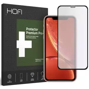 TEMPERED KIJELZŐVÉDŐ FÓLIA Hofi Glass Pro+ for Apple Iphone 11, Black (5906735414608) kép