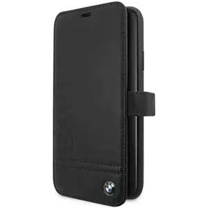 Tok BMW - Apple iPhone 11 Pro Max Wallet Case Black (BMFLBKSN65LLSB) kép