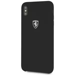 Tok Ferrari Hardcase iPhone Xs Max black Silicone Off track (FEOSIHCI65BK) kép