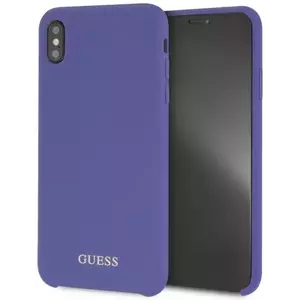 Tok Guess iPhone Xs Max Purple Hardcase Silicone (GUHCI65LSGLUV) kép