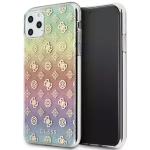 Tok Guess iPhone 11 Pro Max multicolor hard case Iridescent 4G Peony (GUHCN65PEOML) kép