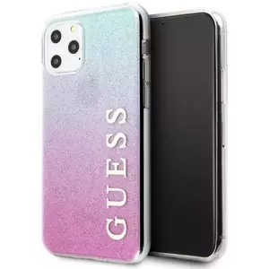Tok Guess iPhone 11 Pro pink blue hard case Glitter Gradient (GUHCN58PCUGLPBL) kép