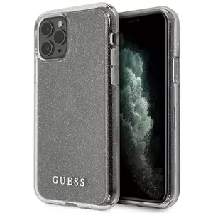 Tok Guess iPhone 11 Pro Silver Hard Case Glitter (GUHCN58PCGLSI) kép
