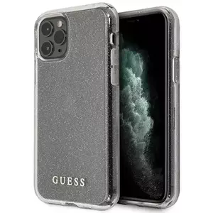 Tok Guess iPhone 11 Pro Max Silver Hard Case Glitter (GUHCN65PCGLSI) kép