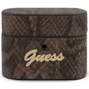 Tok Guess AirPods Pro cover brown Python Collection GUACAPPUSNSMLBR kép