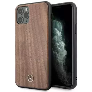 Tok Mercedes iPhone 11 Pro hard case brown Wood Line Walnut MEHCN58VWOLB kép