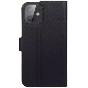 Tok XQISIT Slim Wallet Selection Anti Bac for iPhone 12 mini black (42305) kép