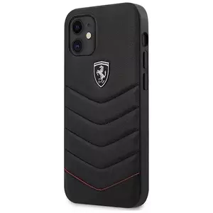 Tok Ferrari FEHQUHCP12SBK iPhone 12 mini 5, 4" black hardcase Off Track Quilted (FEHQUHCP12SBK) kép
