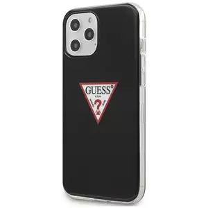 Tok Guess GUHCP12MPCUCTLBK iPhone 12/12 Pro 6, 1" black hardcase Triangle Collection (GUHCP12MPCUCTLBK) kép