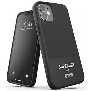 Tok SuperDry Moulded Canvas iPhone 12 mini Case black 42584 (42584) kép