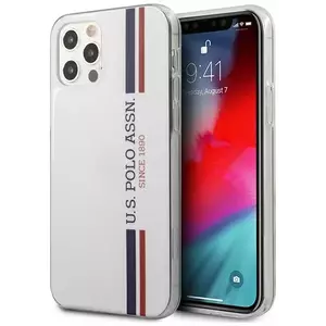 Tok US Polo USHCP12MPCUSSWH iPhone 12/12 Pro 6, 1" white Tricolor Collection (USHCP12MPCUSSWH) kép