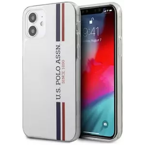 Tok US Polo USHCP12SPCUSSWH iPhone 12 mini 5, 4" white Tricolor Collection (USHCP12SPCUSSWH) kép