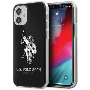 Tok US Polo USHCP12STPUHRBK iPhone 12 mini 5, 4" black Shiny Big Logo (USHCP12STPUHRBK) kép