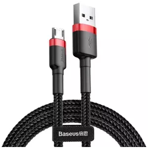 Kábel Baseus Cafule Micro USB cable 1.5A 2m (Red+Black) kép