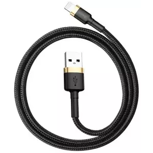 Kábel Baseus Cafule Cable USB Lightning 2.4A 1m (Gold+Black) kép