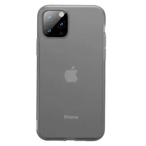 Tok Baseus Jelly Liquid Silica Gel Protective Case For iPhone 11 Pro Max Transparent Black (6953156211698) kép