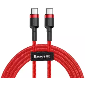 Kábel Baseus Cafule PD2.0 60W flash charging USB For Type-C cable (20V 3A) 2m Red kép