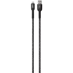 Kábel Laut Tough Matter USB-A to Lightning Cable 120cm black (L_LKT_AL1.2_BK) kép
