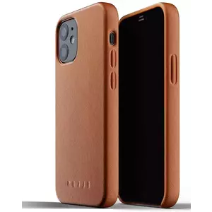 Tok MUJJO Full Leather Case for iPhone 12 mini - Tan (MUJJO-CL-013-TN) kép