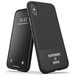 Tok SuperDry Moulded Canvas iPhone X/Xs Case Black (41544) kép