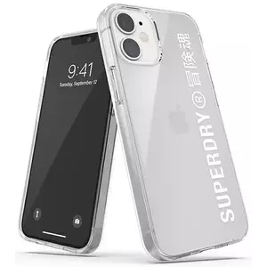 Tok SuperDry Snap iPhone 12 mini Clear Case White (42593) kép