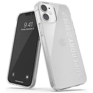 Tok SuperDry Snap iPhone 12 mini Clear Case Silver (42590) kép