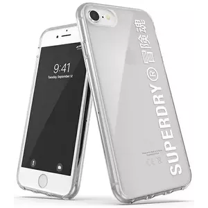 Tok SuperDry Snap iPhone 6/6s/7/8/SE 2020 Clear Case White (41573) kép