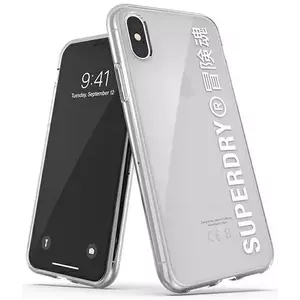 Tok SuperDry Snap iPhone X/Xs Clear Case White (41576) kép